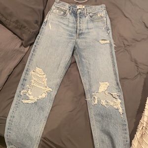 AGOLDE ripped jeans